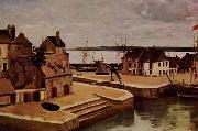 Jean-Baptiste Camille Corot Honfleur, maisons sur Le quais china oil painting artist